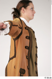 Photos Woman in Historical Suit 1 18th century Brown suit…